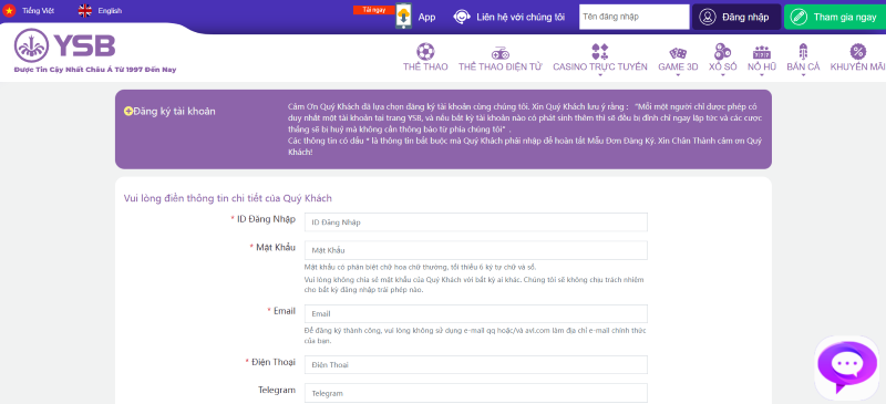 Trang chủ 35 cổng game YSB66